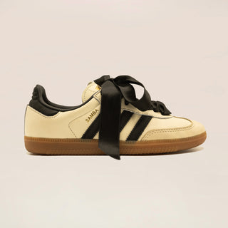 SAMBA SATIN CREAM/BLACK